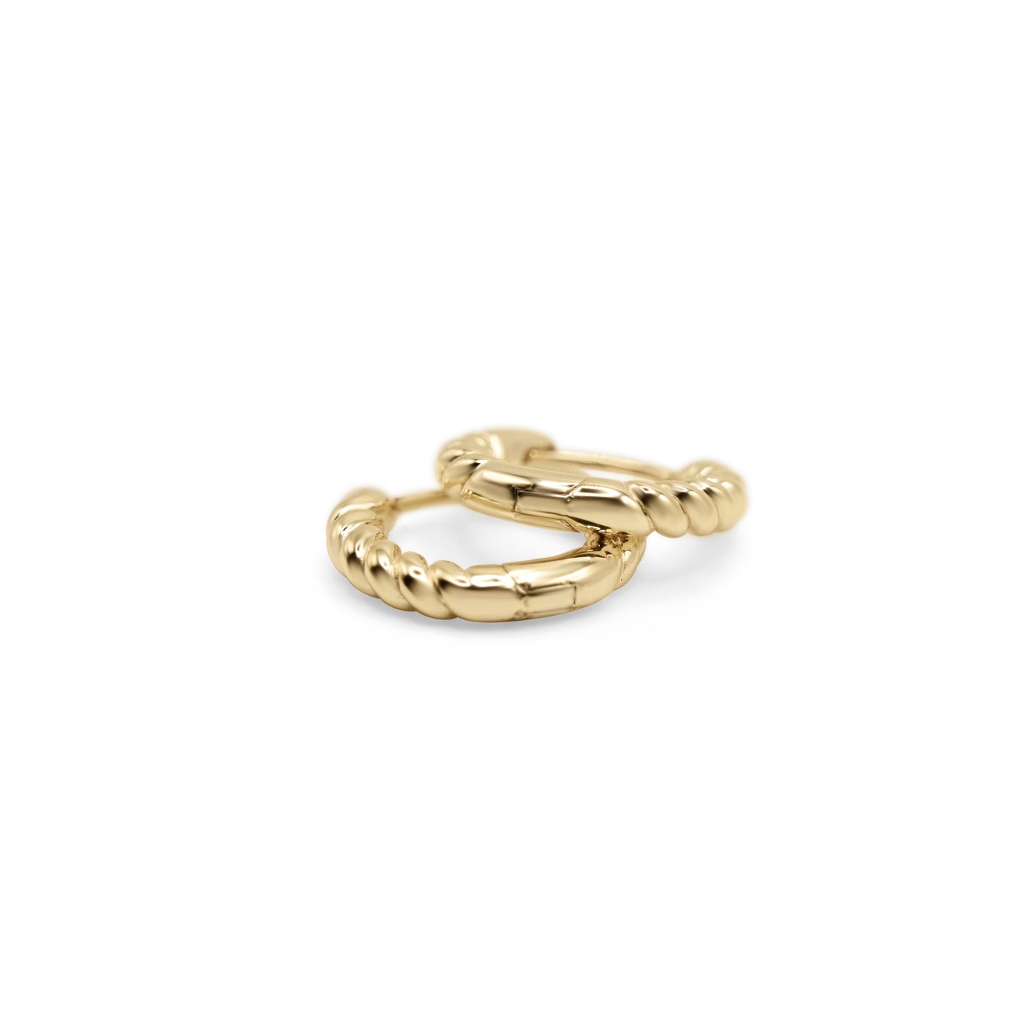 Classic Rope Huggies Earrings