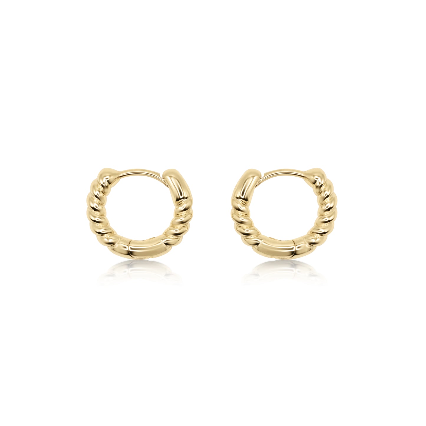 Classic Rope Huggies Earrings